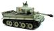 Taigen handgeschilderde RC tank Tiger I - volledig metalen upgrade - 360 draaibare en rokende loop